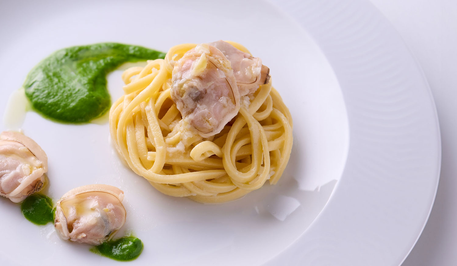 ハマグリのペペロンチーノ