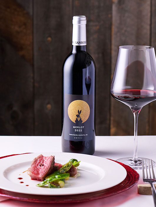 サルティンボッカと赤ワイン